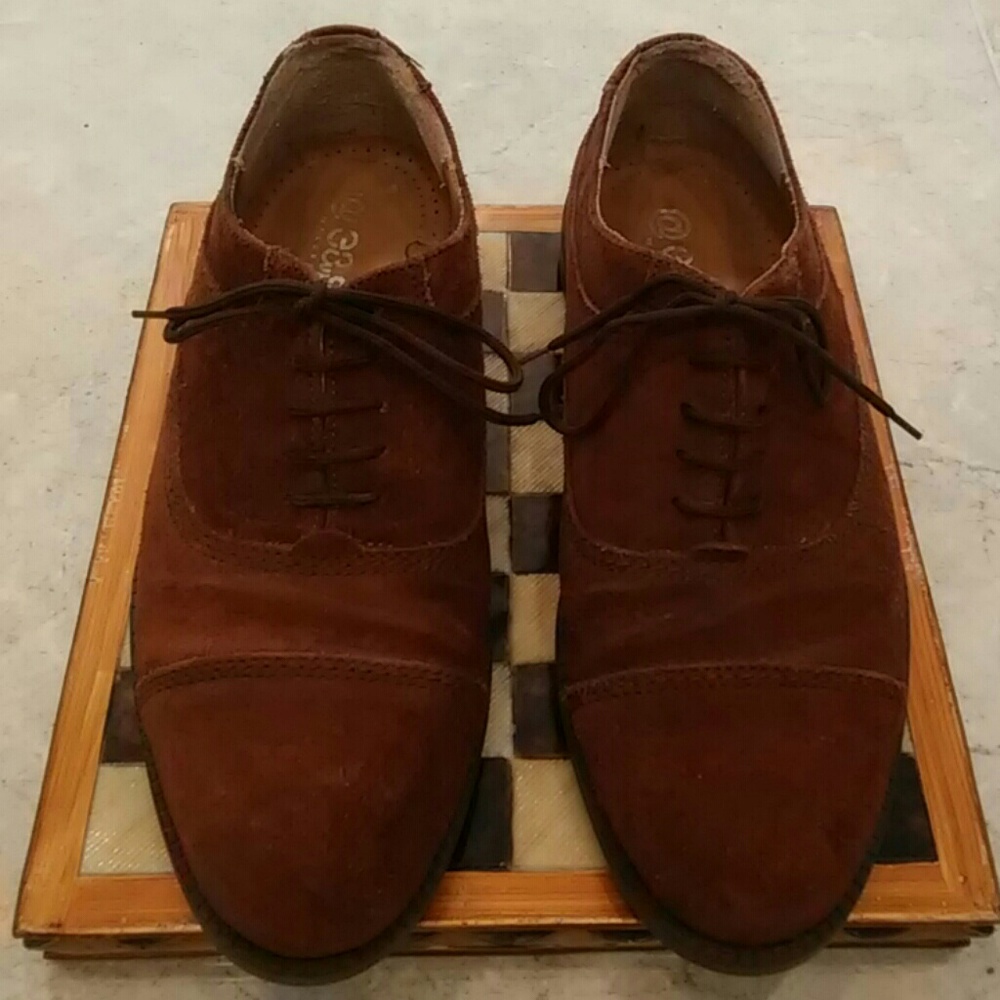 Brown Suede Oxford