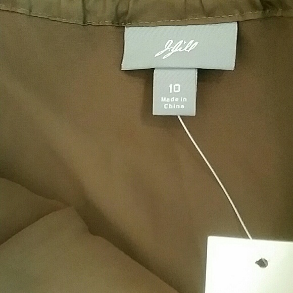 NWT J Jill 100% silk skirt - Picture 6 of 8