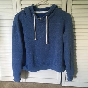 Crop blue sweatshirt