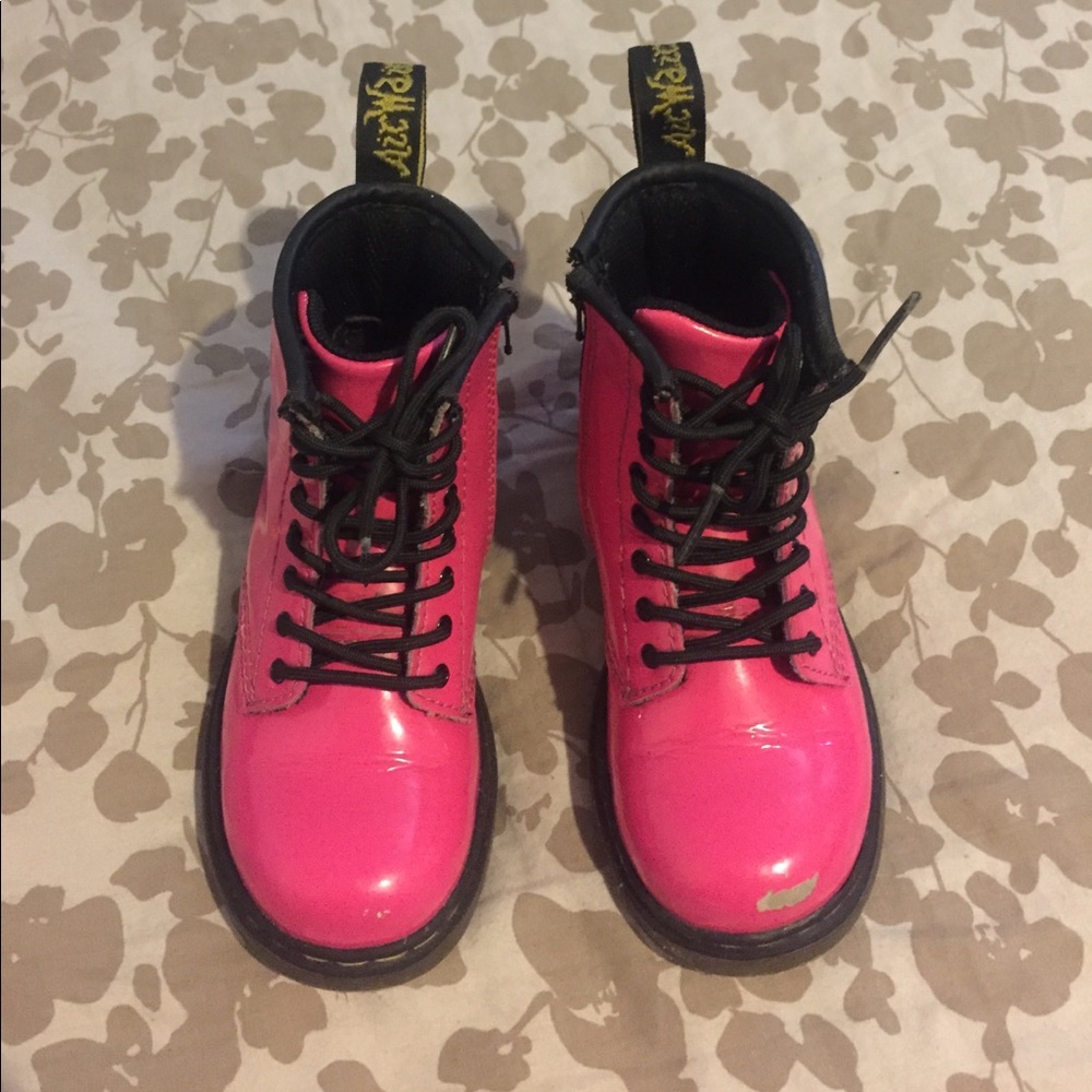 Girls Pink Dr.Martens Boots