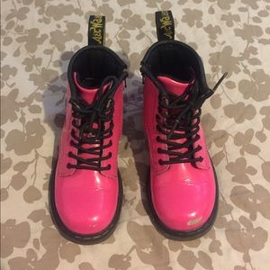 Girls Pink Dr.Martens Boots