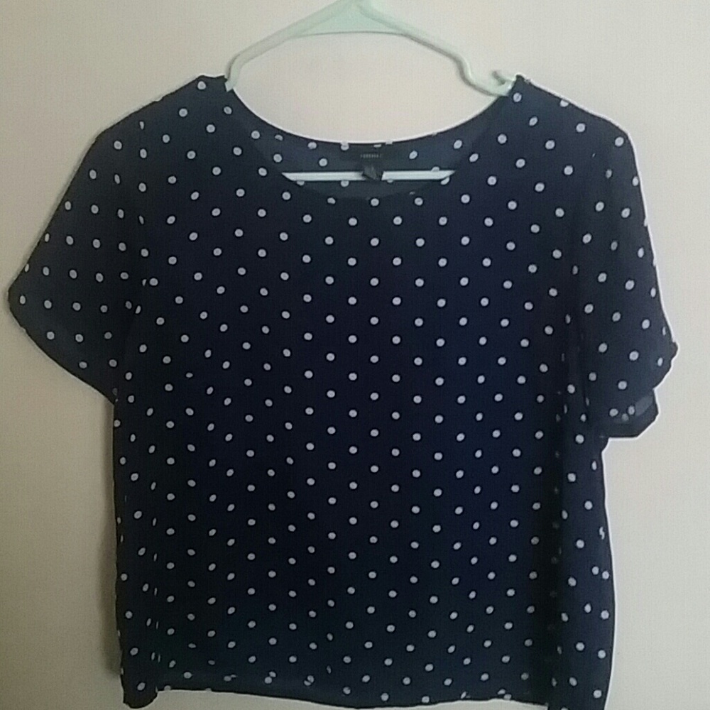 Forever 21 polka dot shirt