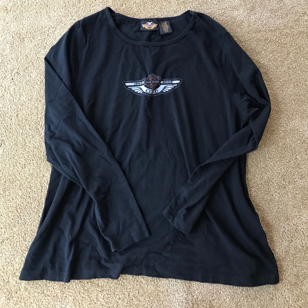 Black Long Sleeve Harley-Davidson Shirt