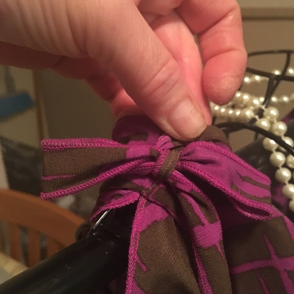 Brown and purple dress size XL - Picture 2 of 5