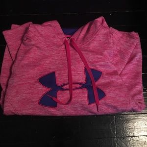 Pink UnderArmour Hoodie