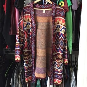 Tribal Pattern Cardigan