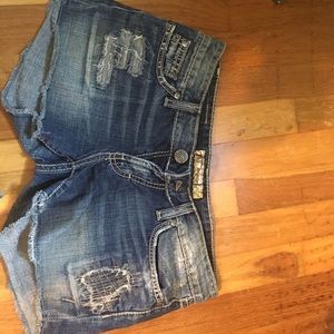 BKE jean shorts size 25