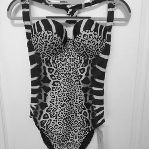 NWT Gorgeous Gottex Savannah  Halter Swimsuit