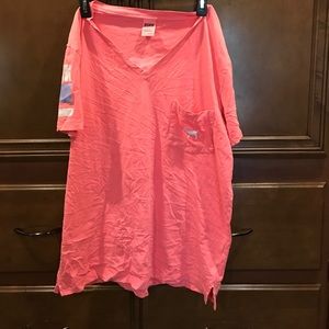 Pink slouchy shirt size L