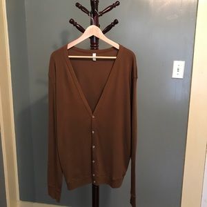 American Apparel Cardigan Unisex NWOT