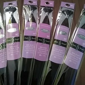 Fusion hair extensions