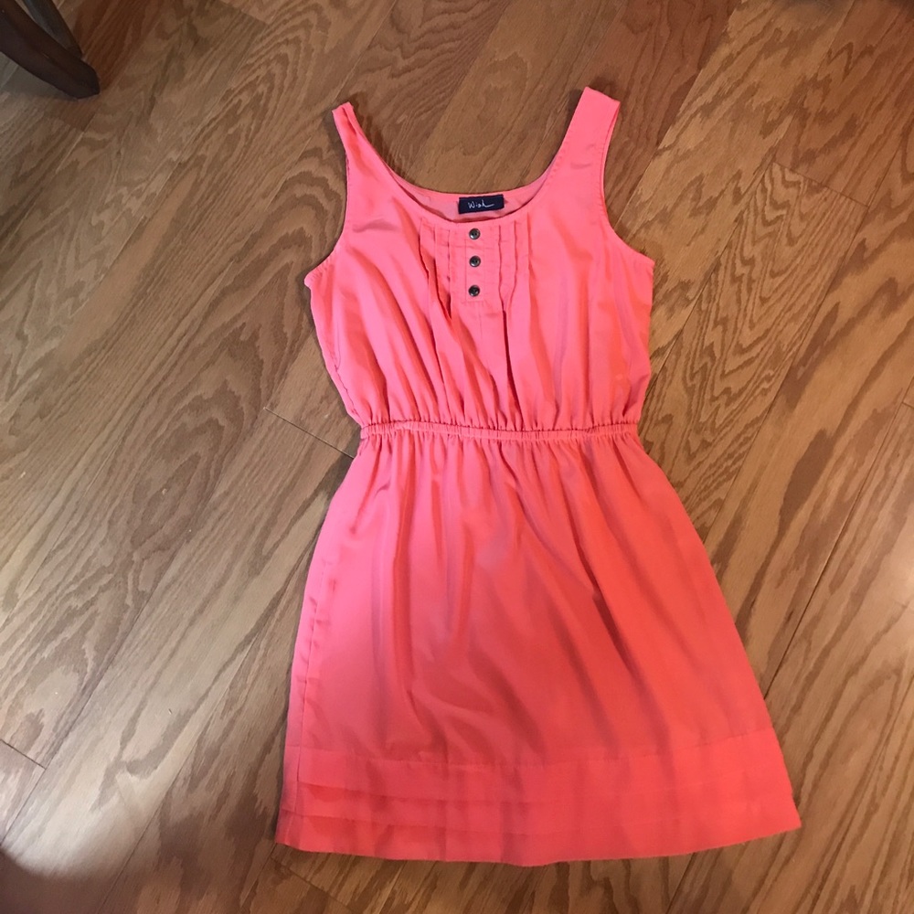 Wish coral dress