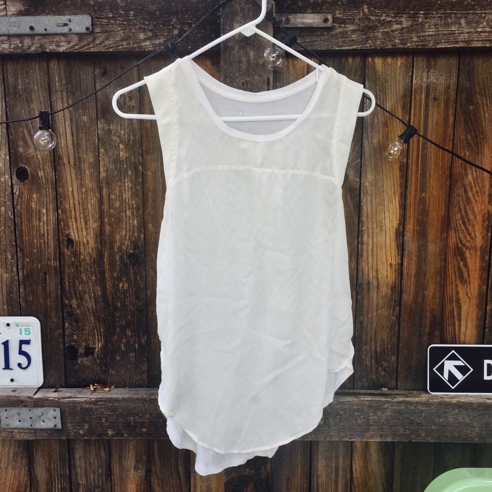 Classic White Sleeveless Top!