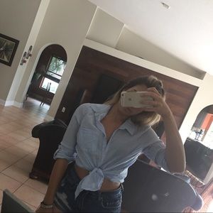 striped button down long sleeve