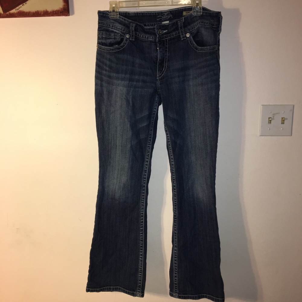 Flare/boot cut blue jeans
