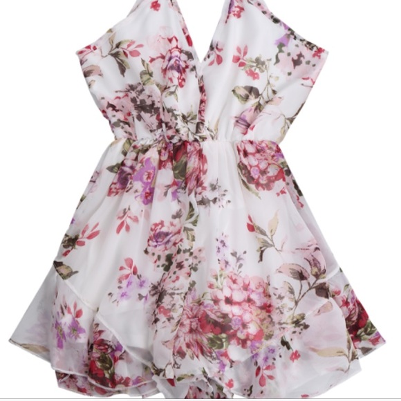 ‼️LAST‼️ Chiffon Floral Romper Size S - Picture 3 of 7
