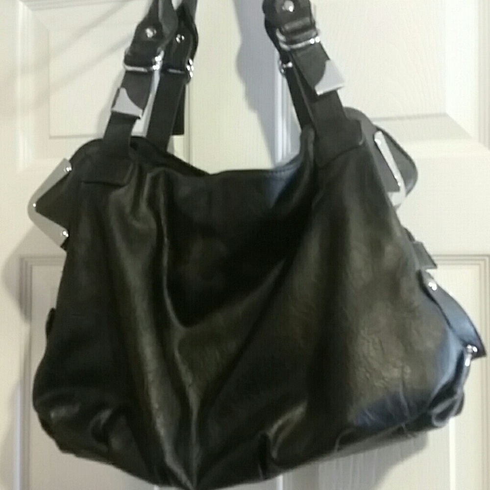 Large black purse