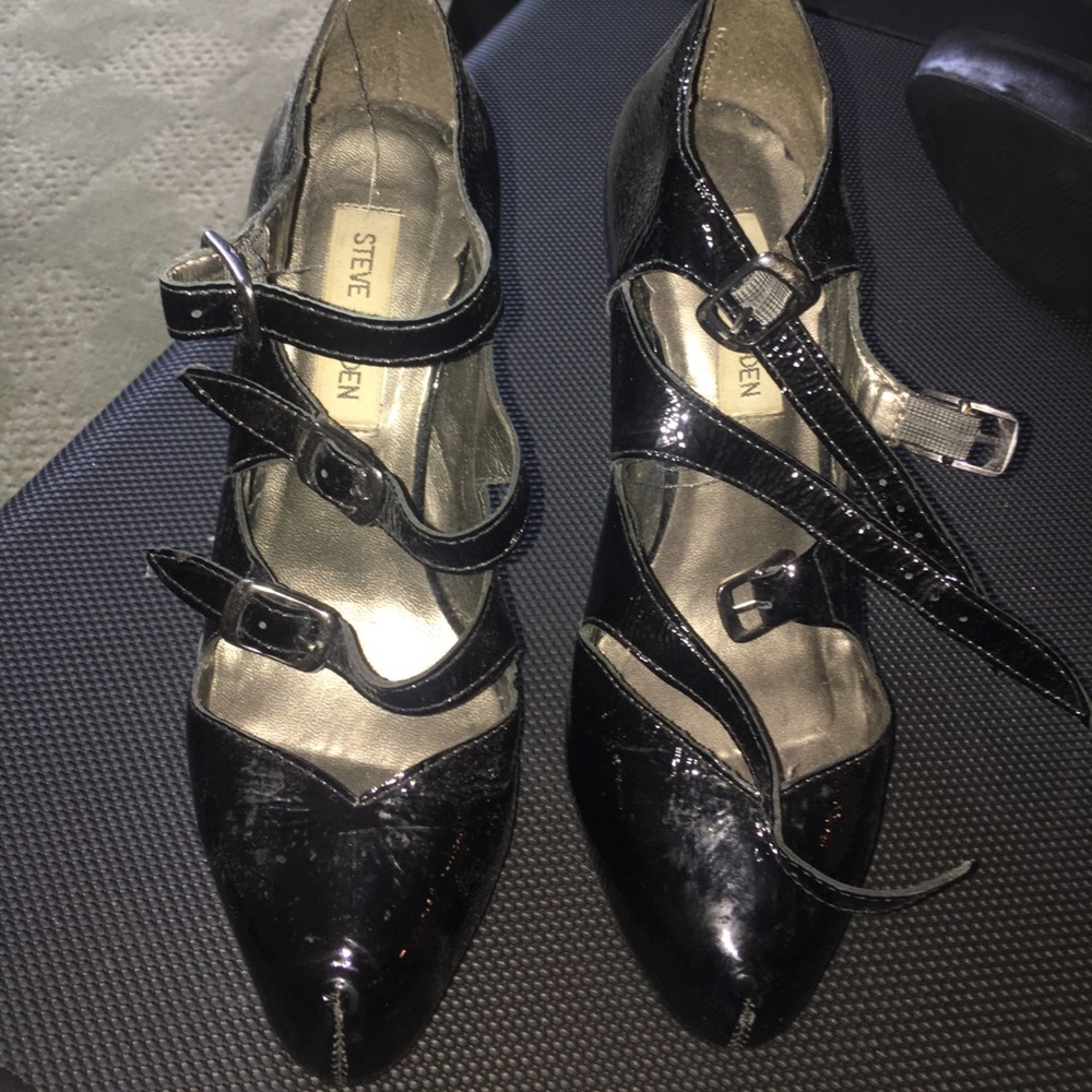 Steven madden patten leather heels