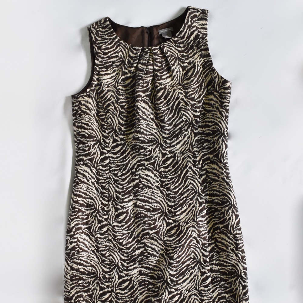 Ann Taylor Zebra Print Dress