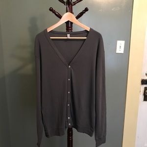 American Apparel Baby Rib Cardigan