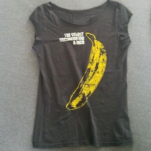 Vintage Style Velvet Underground Band Tee S