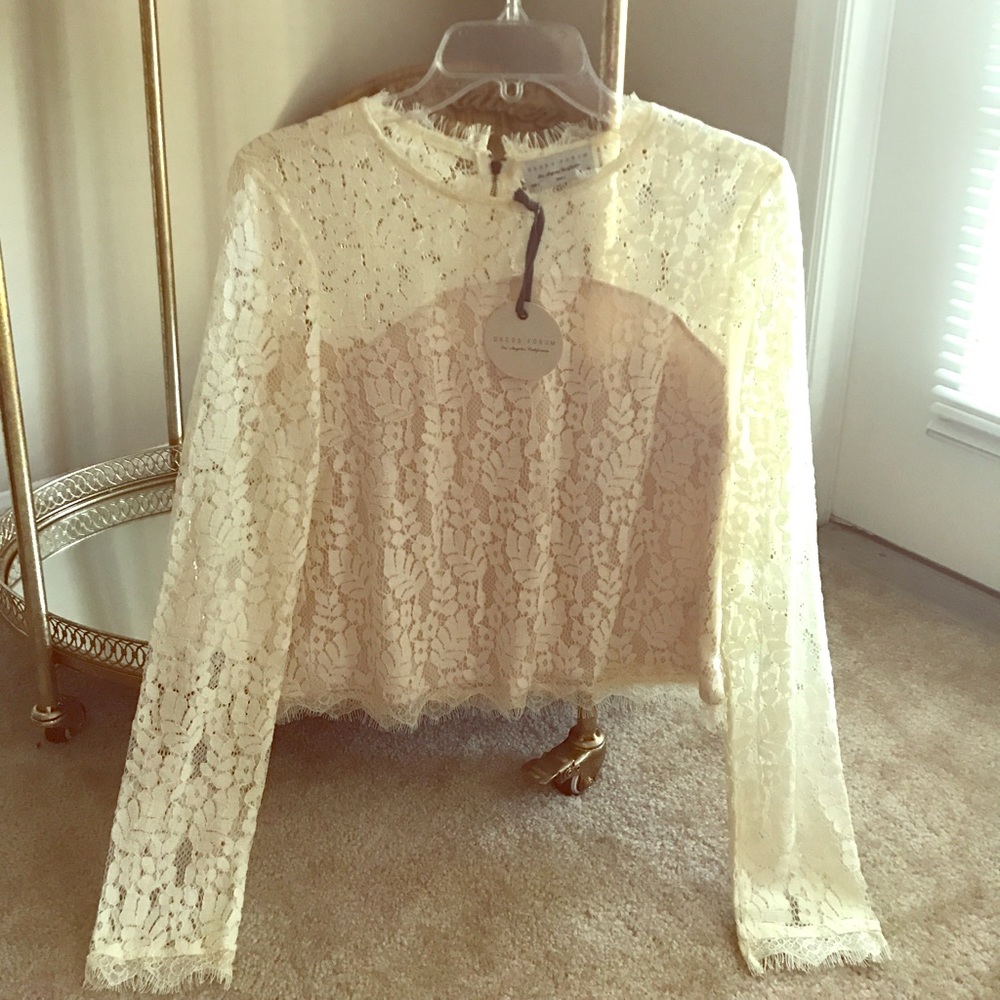 SOLD on another site!! NWT Lace Top