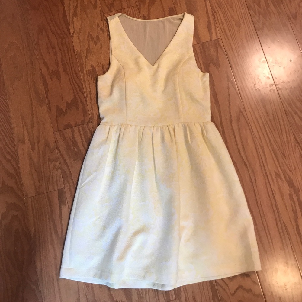 Emmelee pale yellow dress