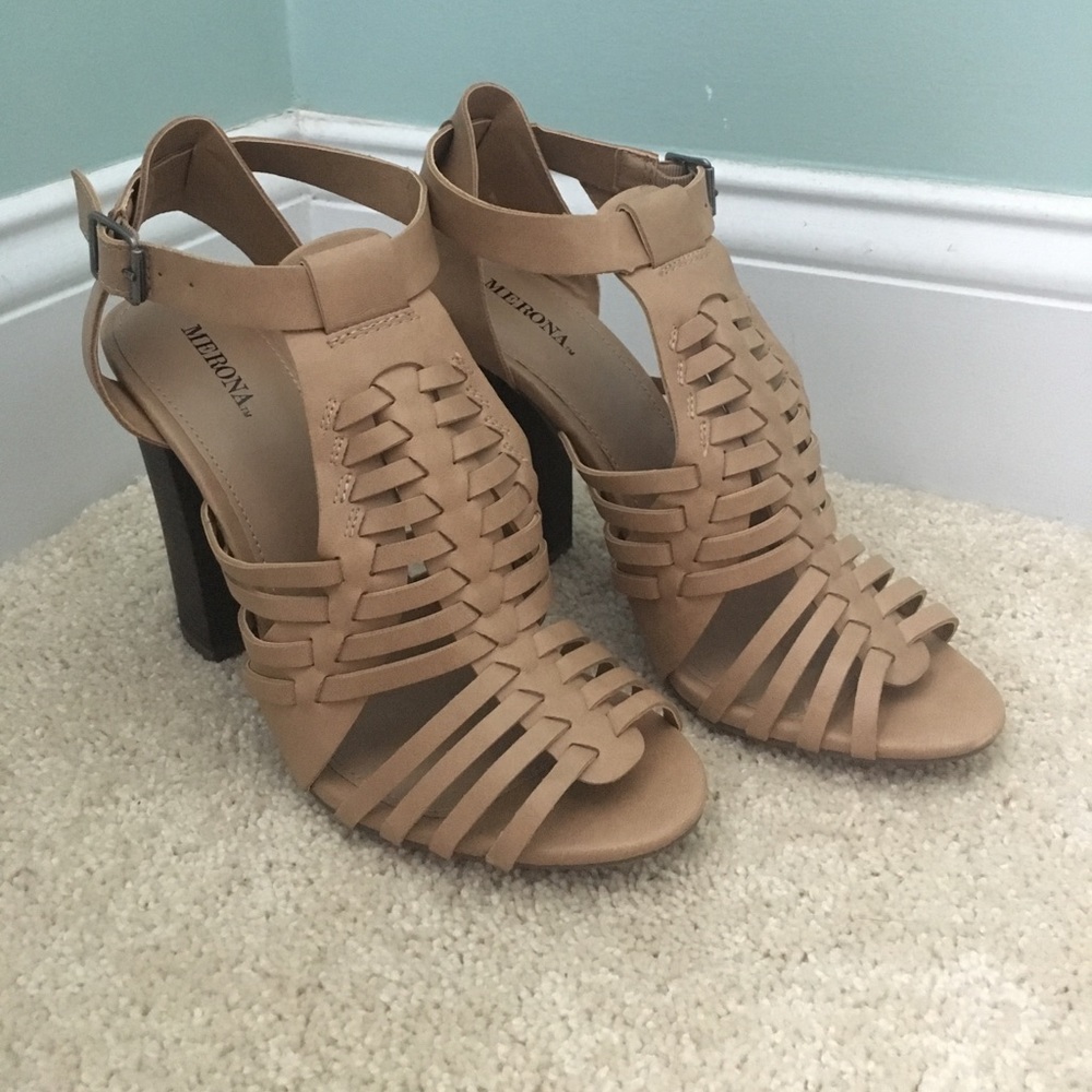 Tan Merona High Heels