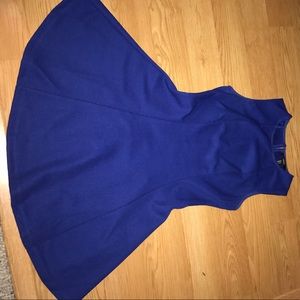 Navy blue skater dress