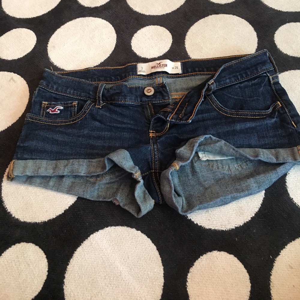 hollister jean shorts