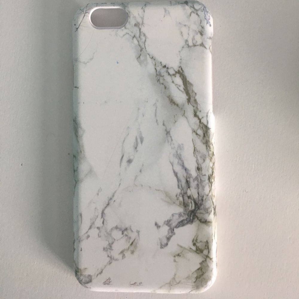 Marble iPhone 6 Case (White & Gray)
