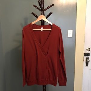 American Apparel Cardigan Unisex NWOT