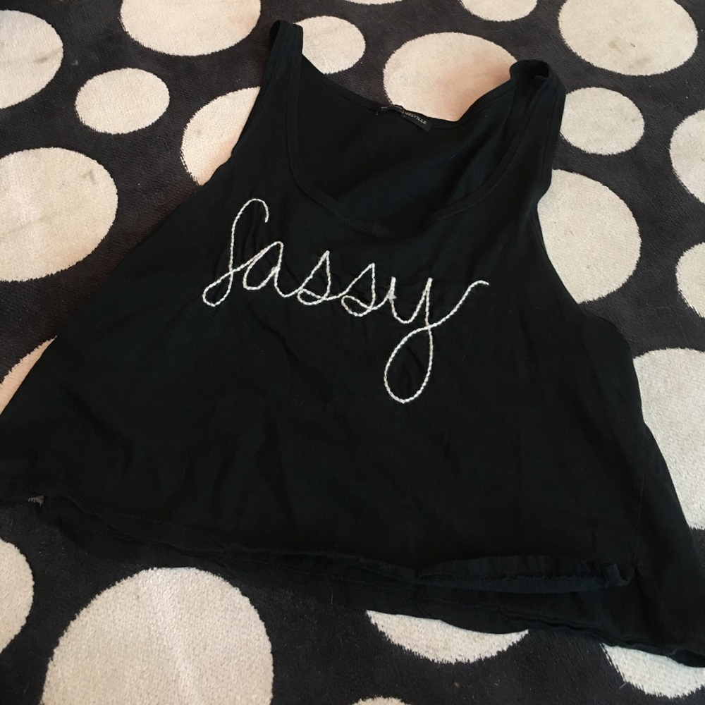 sassy crop top