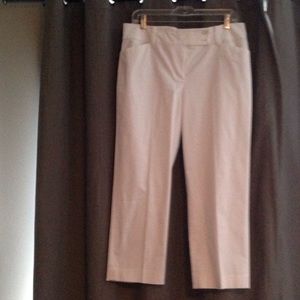 Ann Taylor White Ankle Pants