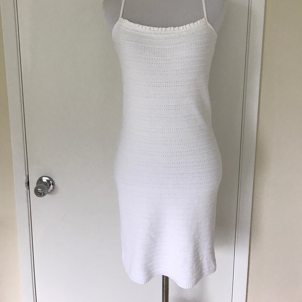 ZARA BASIC WHITE DRESS. - Picture 2 of 8