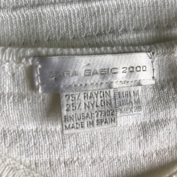 ZARA BASIC WHITE DRESS. - Picture 8 of 8