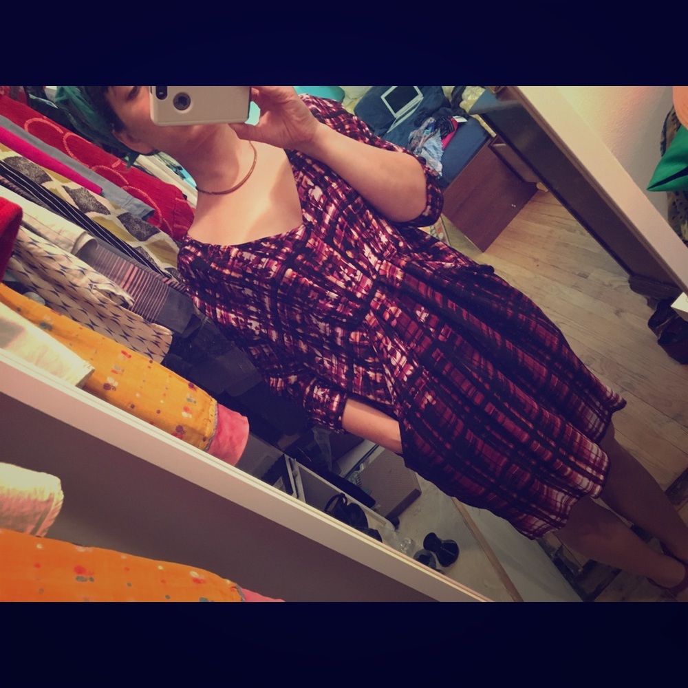 Anthropologie cocoon dress