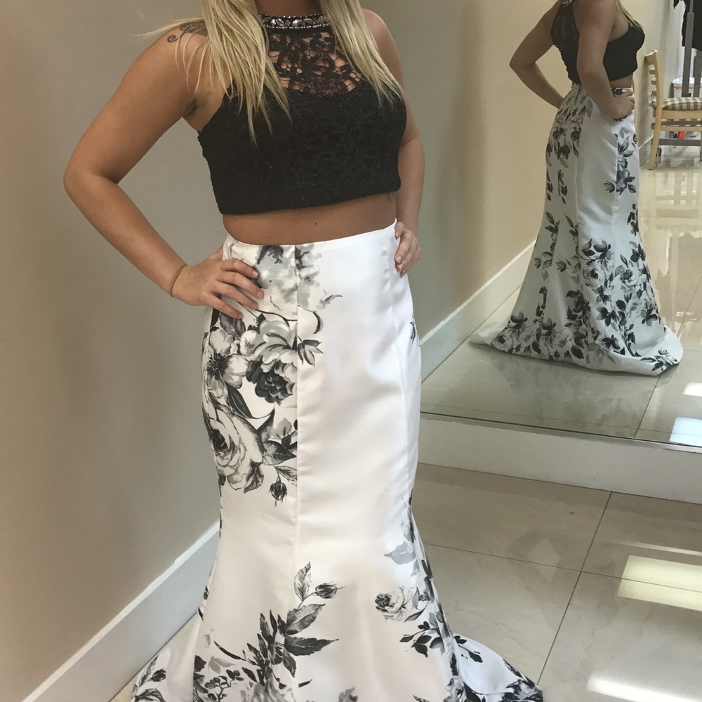 Two piece formal dress