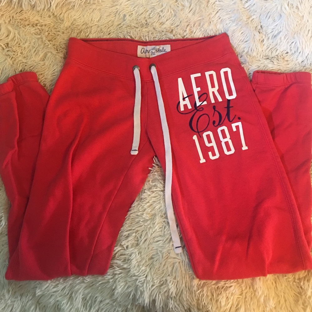 Red Aero Sweatpants.