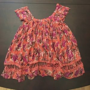 Free People Floral Tunic