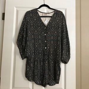 NEW Flowy Small Romper with Lace