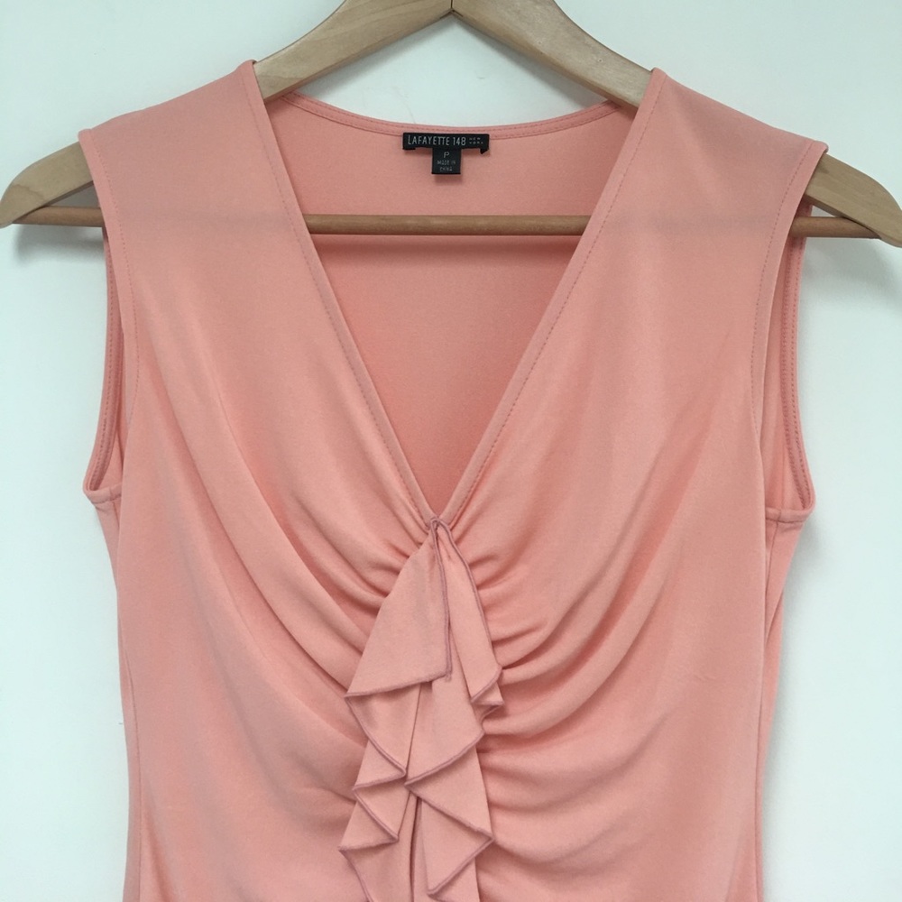 Lafayette 148 Silk Blouse in Pink - Picture 2 of 4