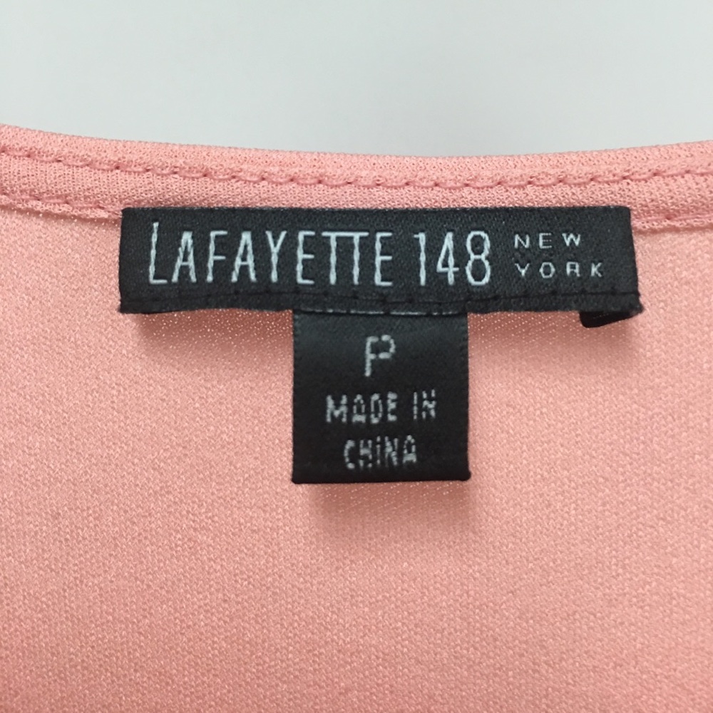 Lafayette 148 Silk Blouse in Pink - Picture 3 of 4