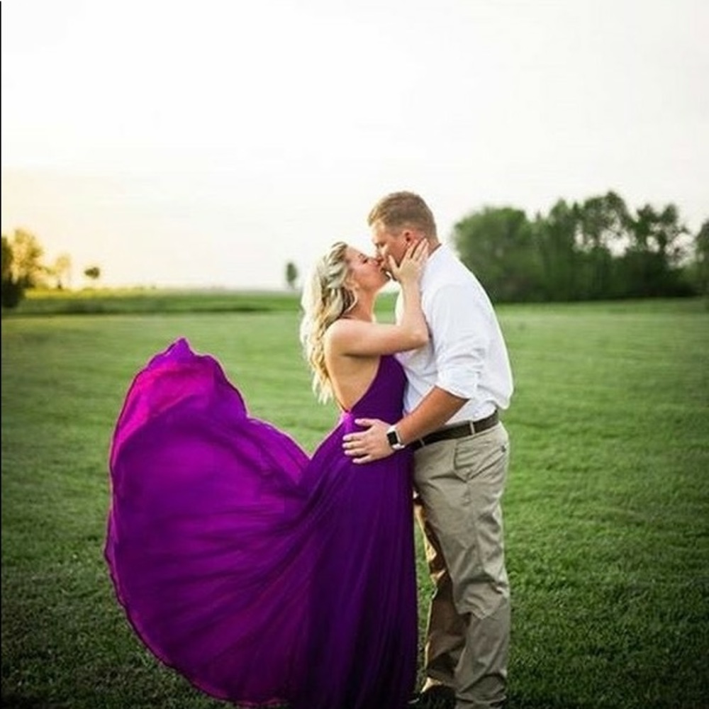 Gorgeous purple rupunzel Lulus dress