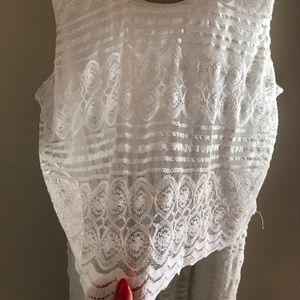 White lace dress