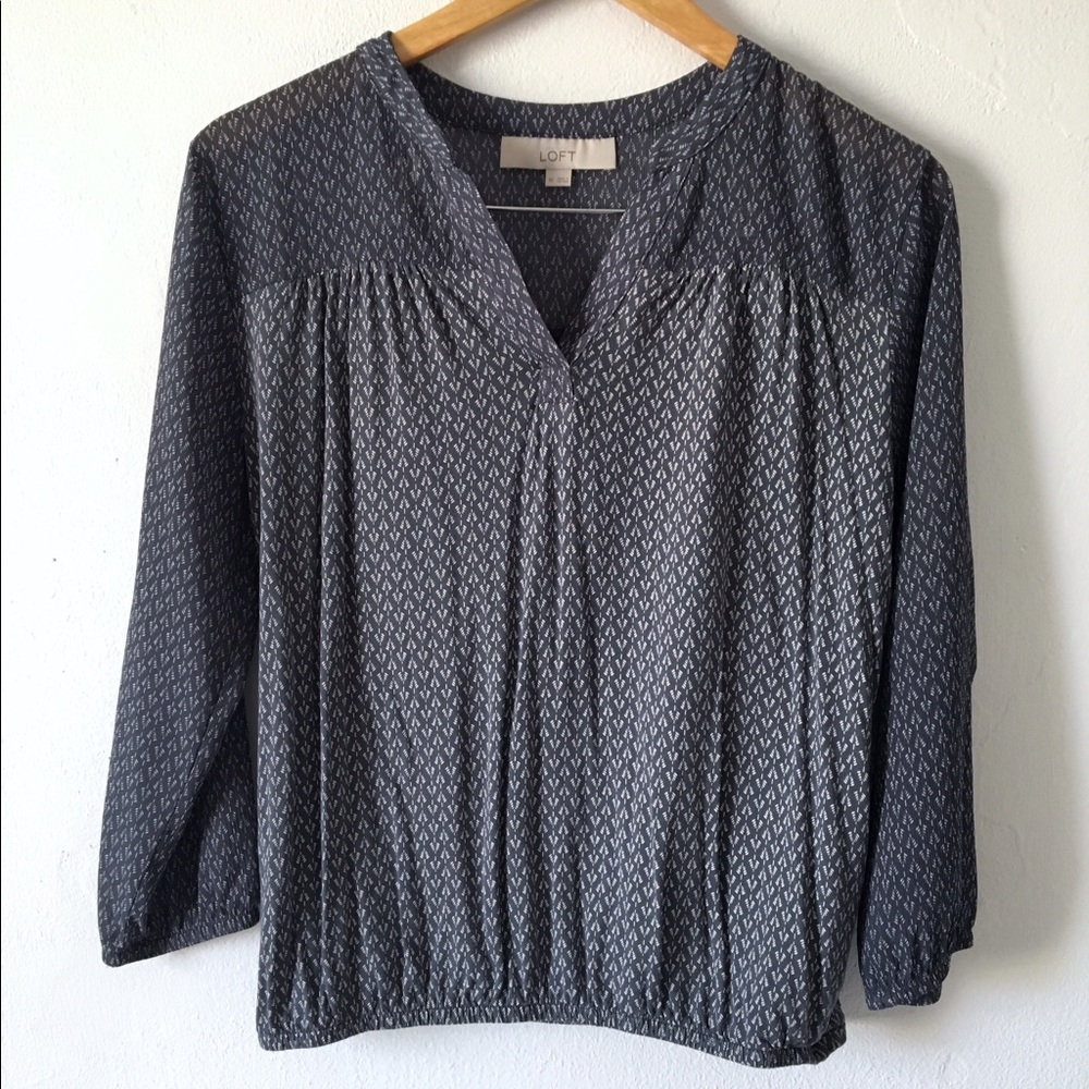 LOFT print blouse