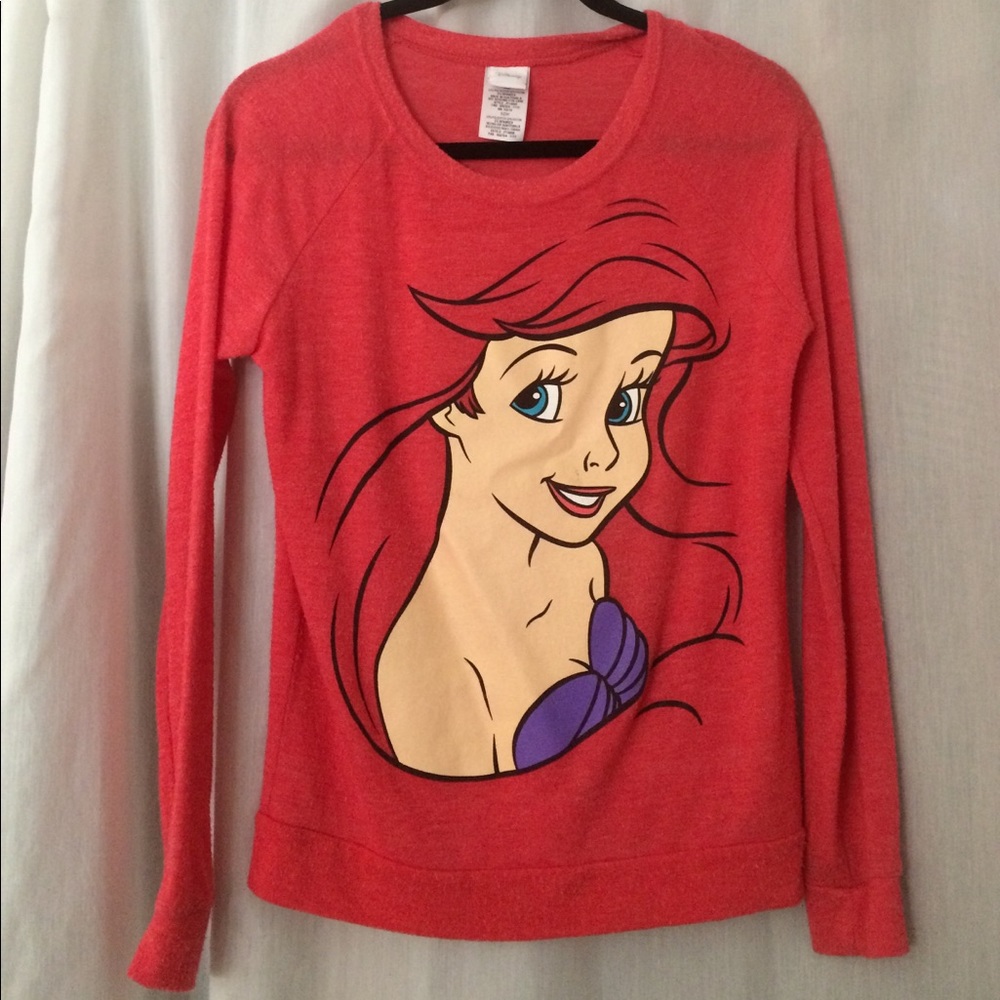 Red Little Mermaid Light Sweater