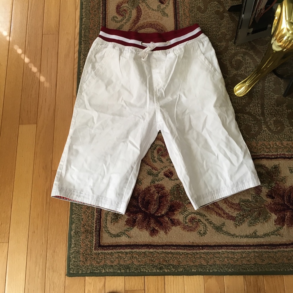 Men's white shorts
