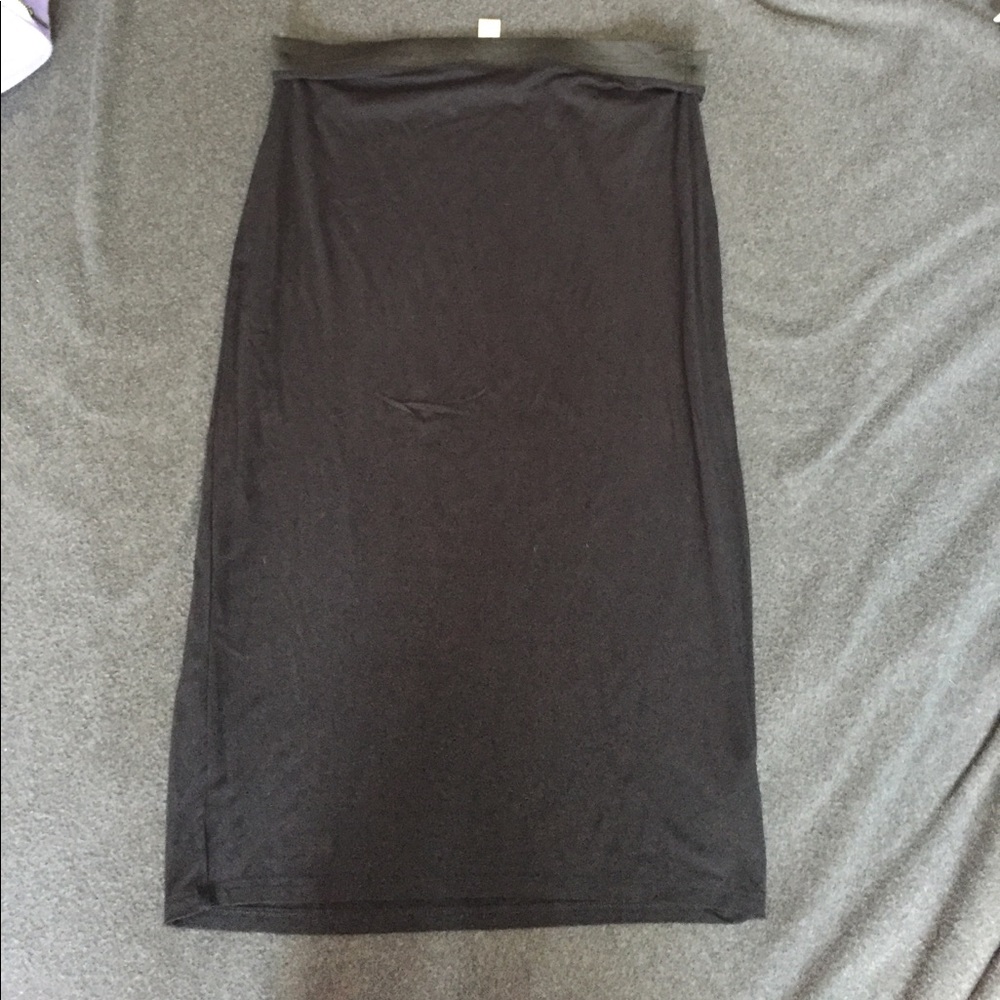 28.5 in Cotton Loose fitting Pencil Skirt