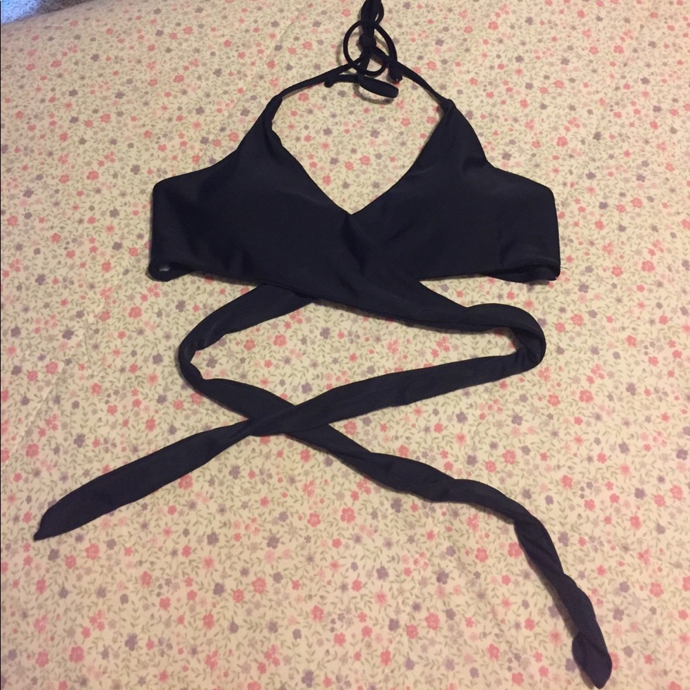 Navy blue bikini top